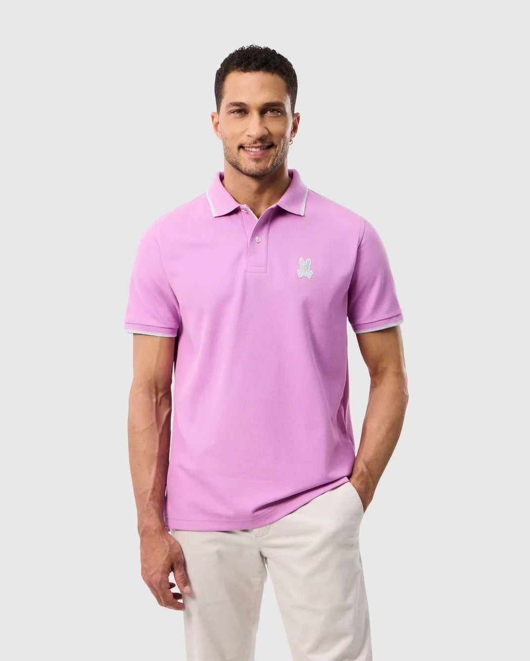 Polos Psycho Bunny Houston Pique Polo Shirt Violette Homme | VAV-80901131